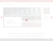 Tablet Screenshot of fliesenschmitt.de